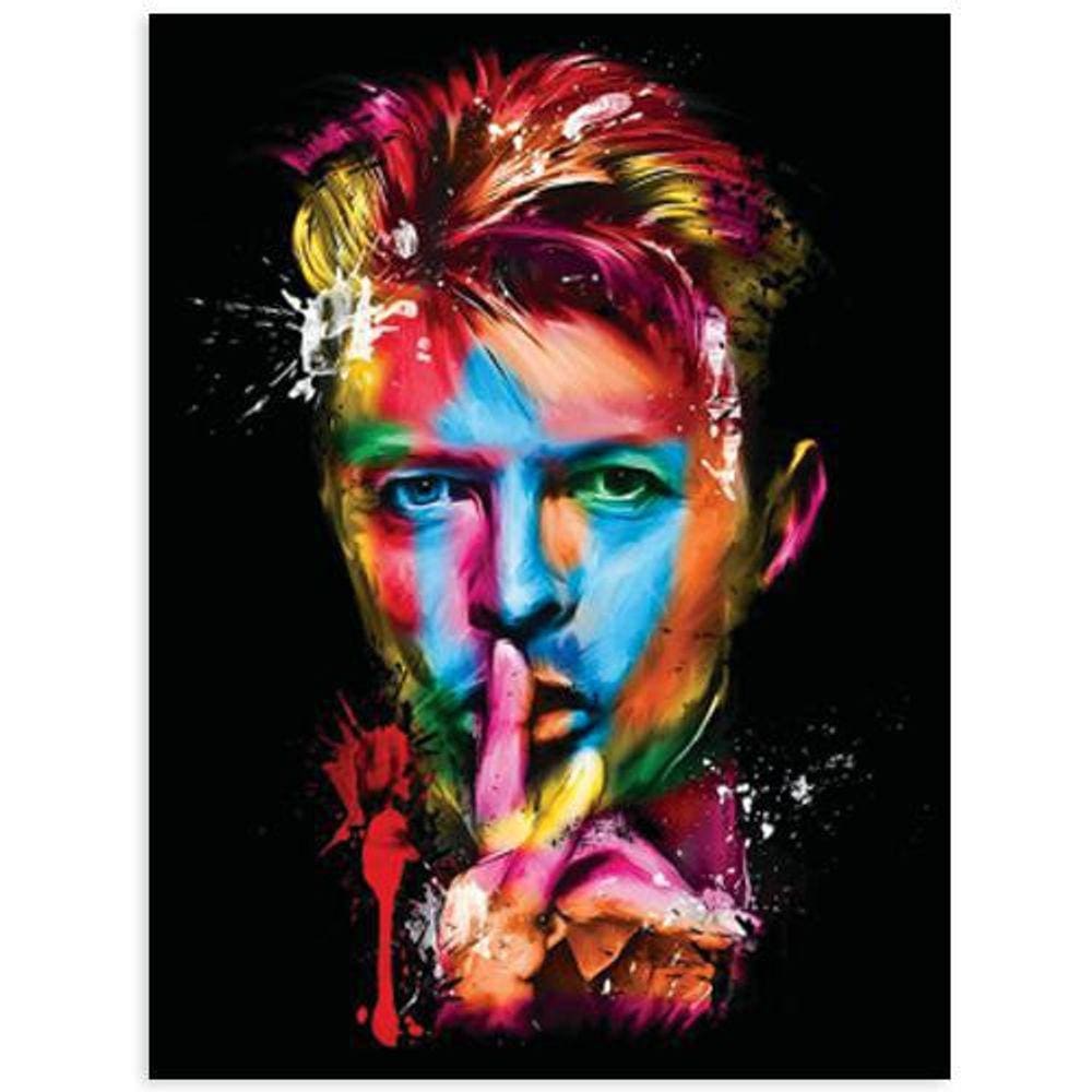 Quadro Decorativo Em Tela Canvas David Bowie Style 60x80