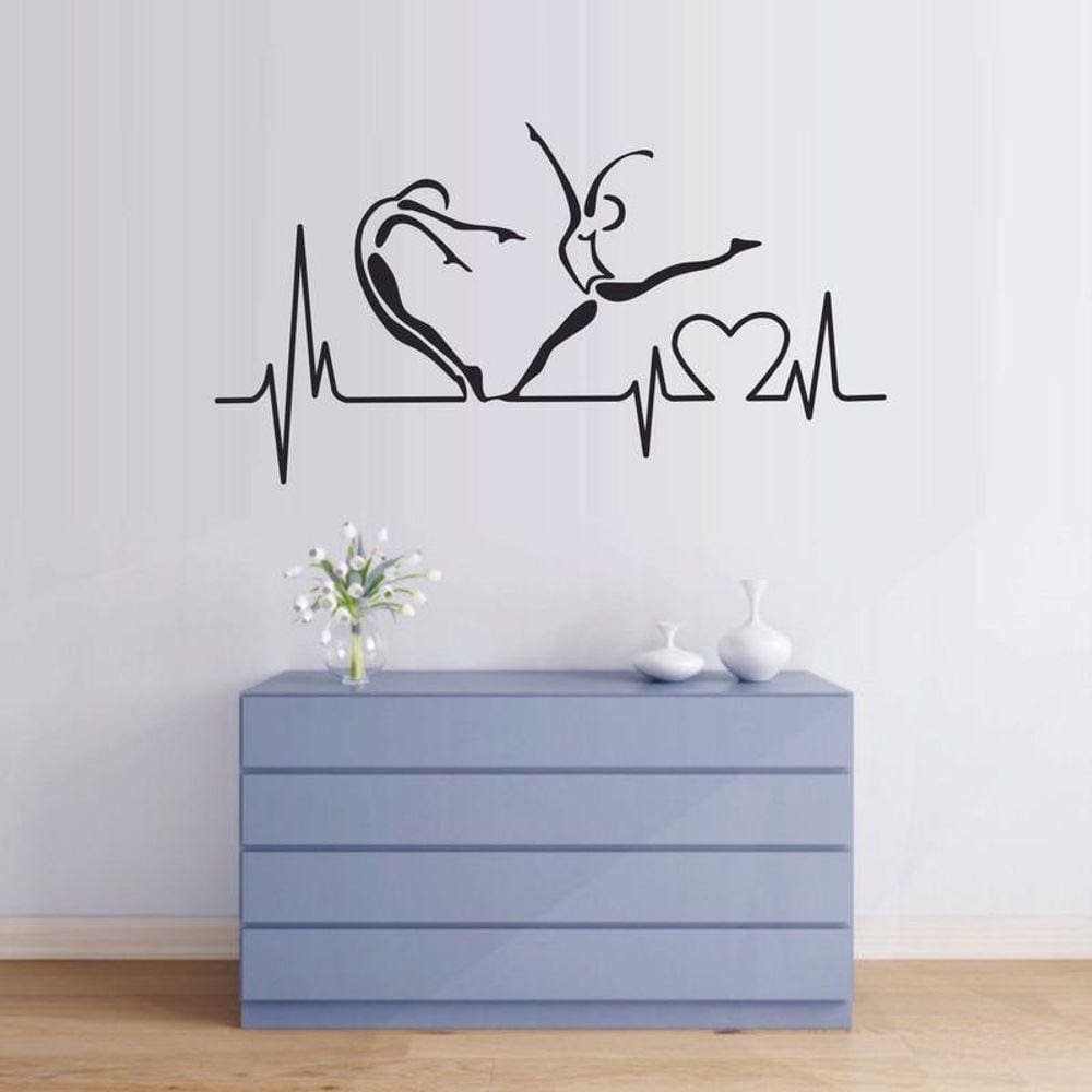 Adesivo De Parede Para Studio Pilates Yoga Academia