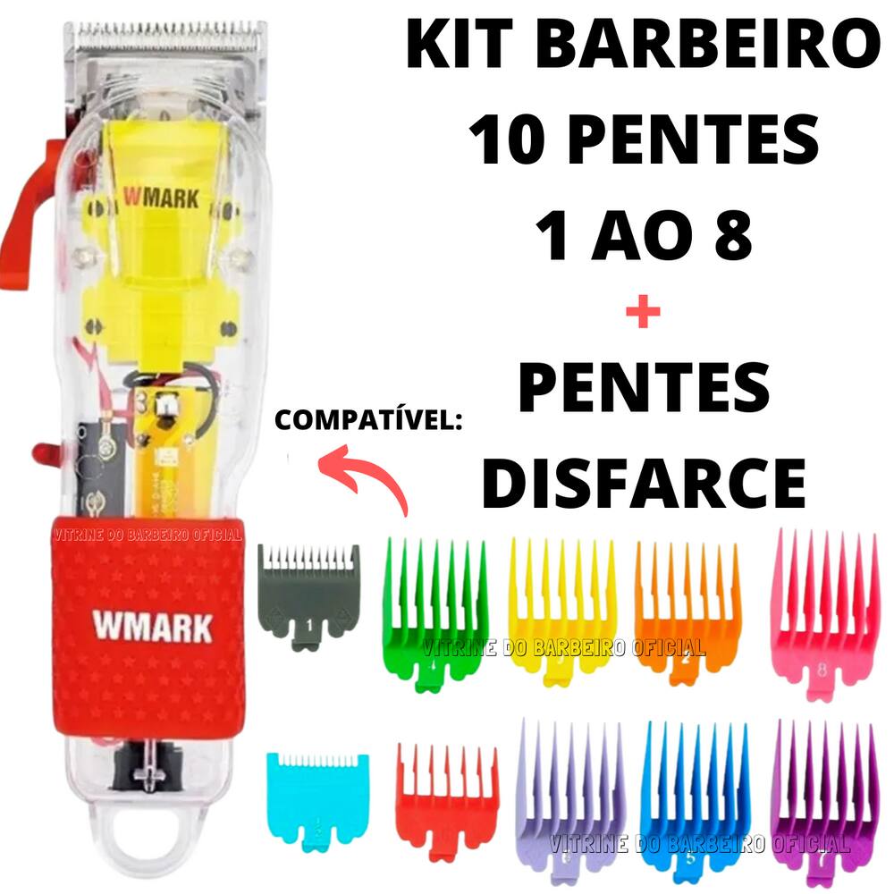 8 Pentes Guia + 2 Pentes Disfarce Kit Para Máquina De Corte!