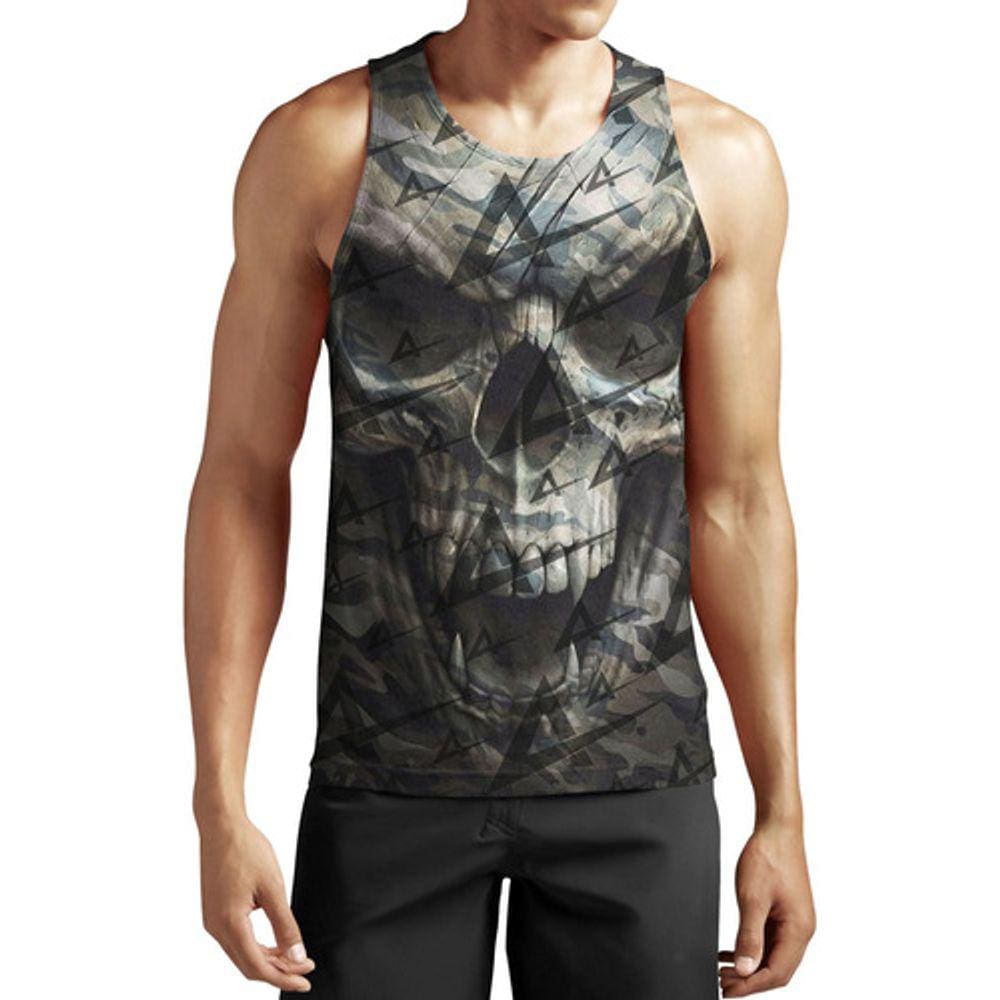 Regata Atlética Caveira Gigante