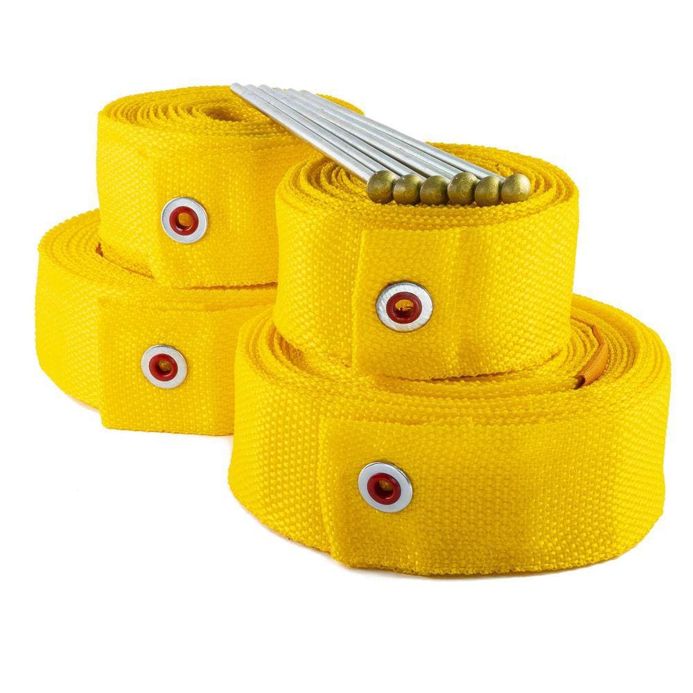 Fitas De Marcação Para Futevôlei 9 X 18 Metros Amarelo