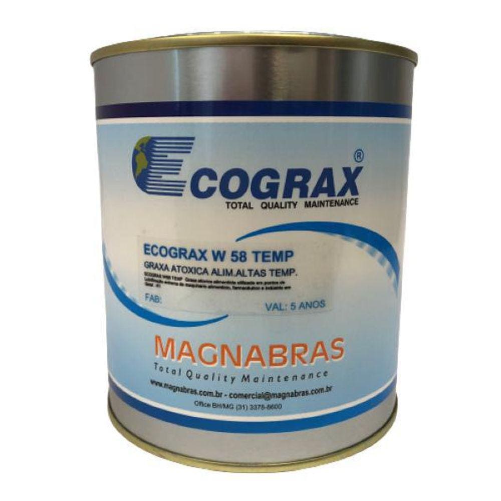 Graxa Atóxica Alimentícia Premium Ecograx Food W 58 - 500G