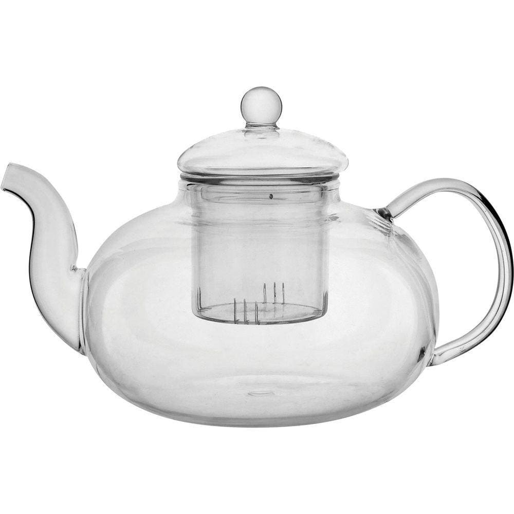 Clear Chaleira 17X15X23Cm 1,2L Borosilicato Transp Com Infusor