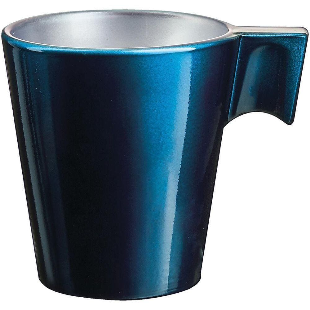 Luminarc Flashy Xícara Expresso 6X6X6Cm 80Ml Vidro Temperado Azul