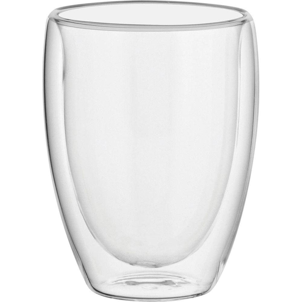 Clear Caneca 11X9X9Cm 270Ml Borosilicato Transp Parede Dupla