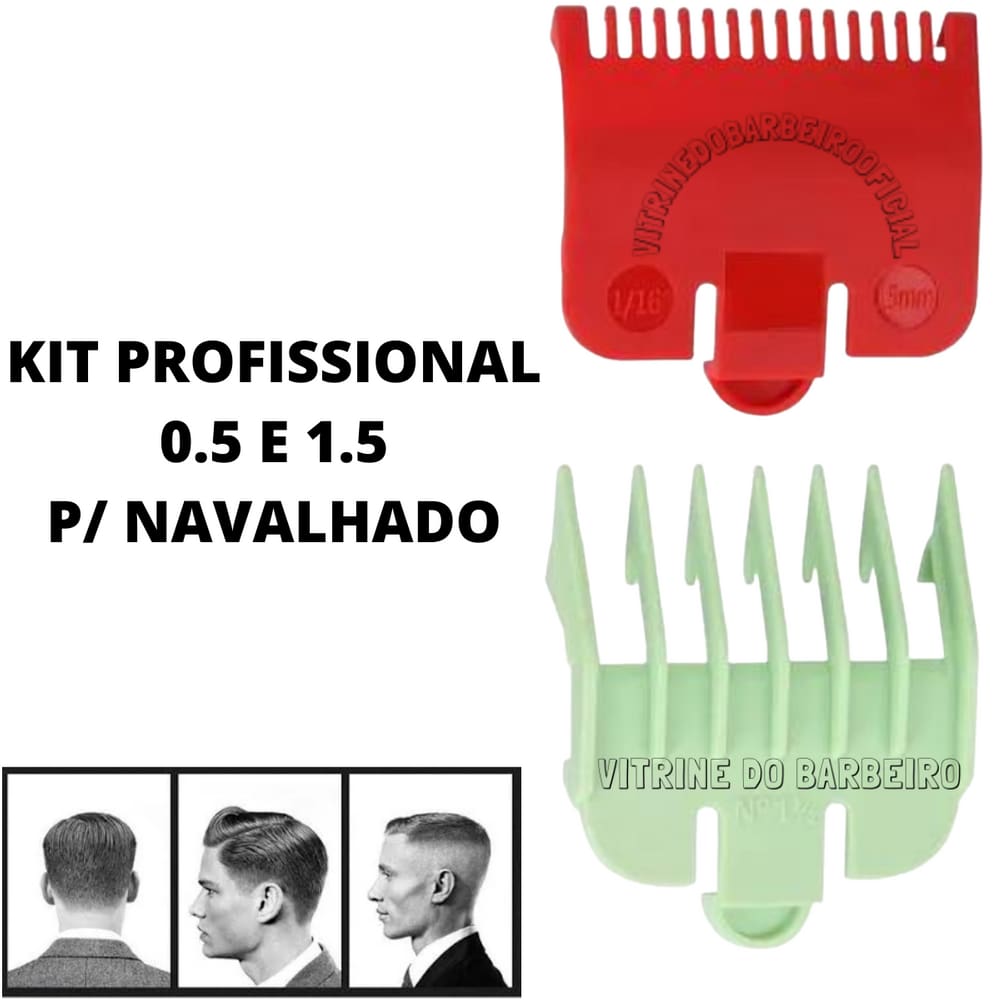 2 Pentes 0.5 E 1.5 Kit Disfarce Para Máquinas De Corte Kemei