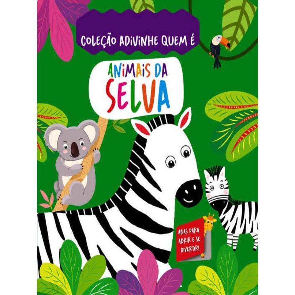 Coleção Adivinhe Quem É? - Animais Da Selva