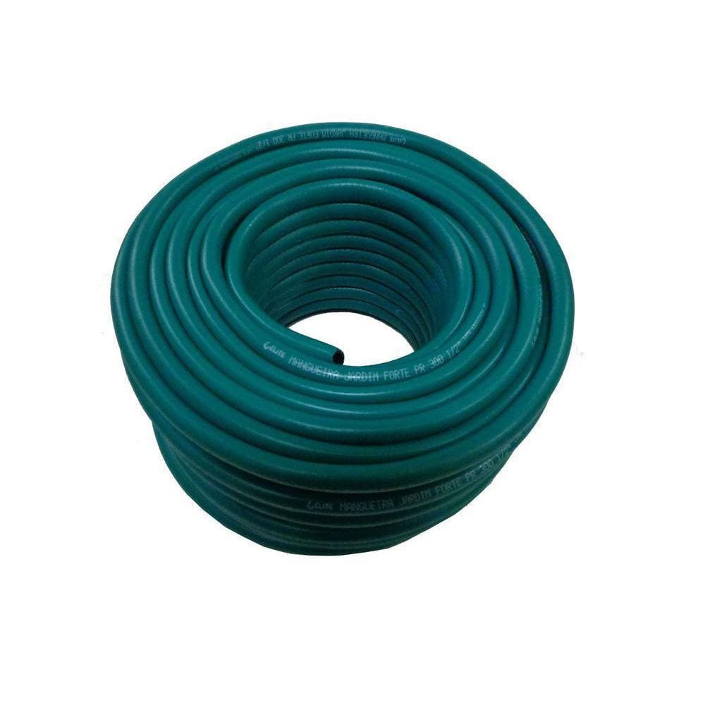 Mangueira Jardim Antitorção Emborrachada Verde 1/2 - 50M
