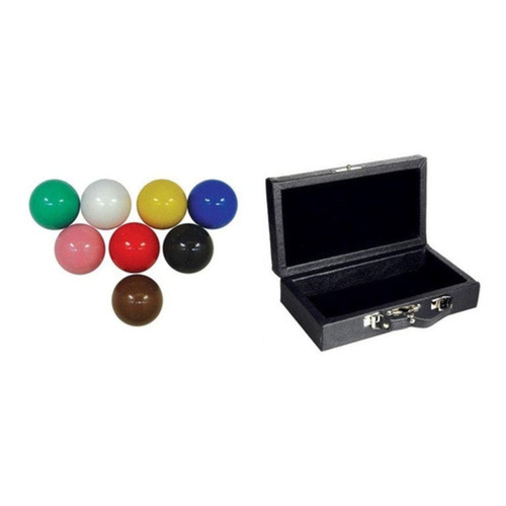 Jogo Bolas De Bilhar Snooker Sinuca 52mm 16 Peças