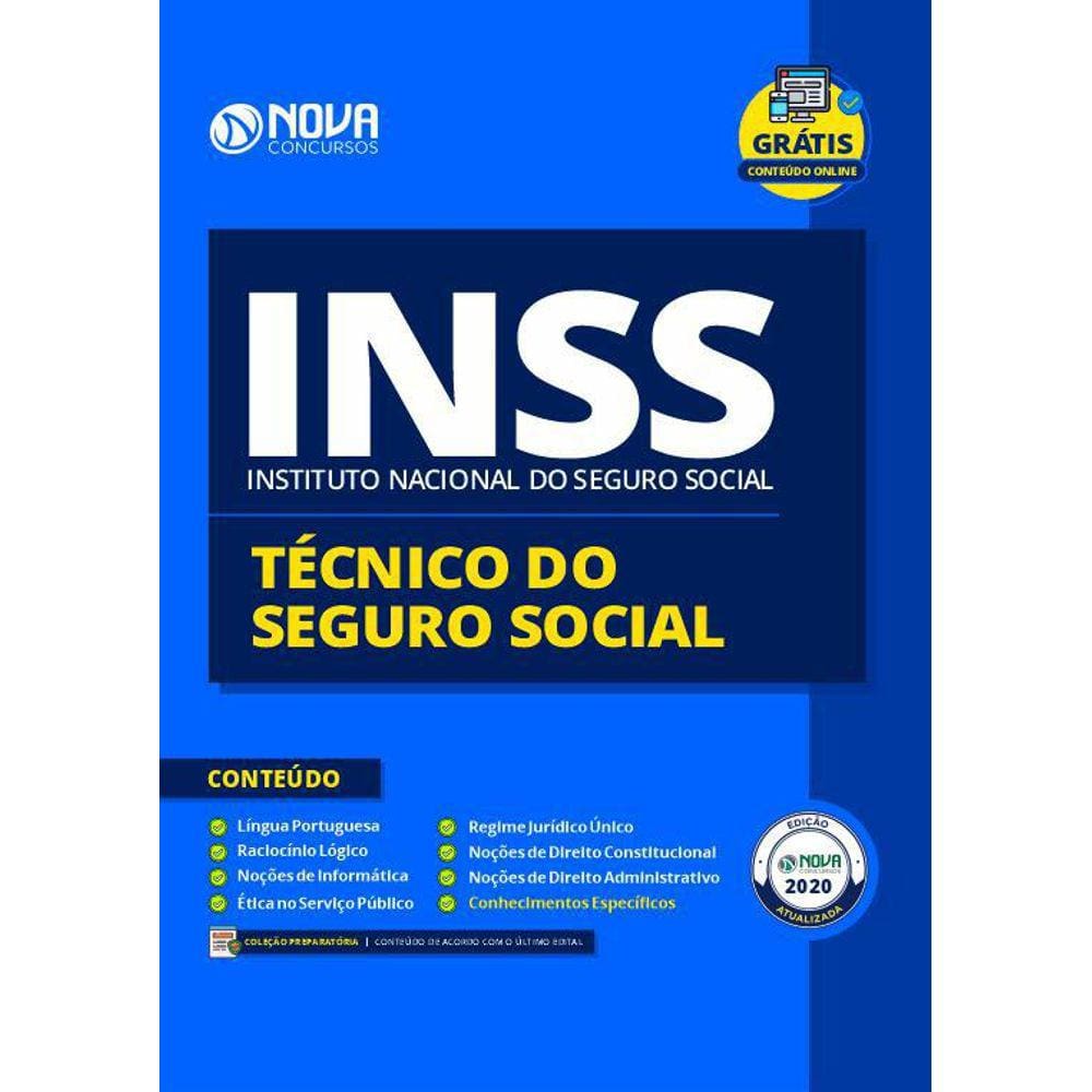 Apostila INSS 2020 - Técnico do Seguro Social