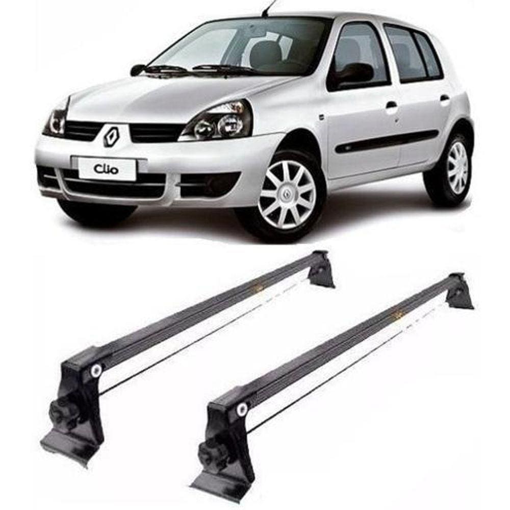 Rack Bagageiro Teto Travessa Clio 4 Portas 2000 Até 2016