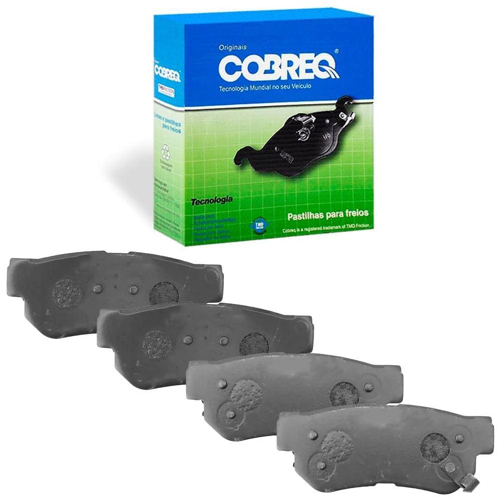 Kit Pastilha Freio Elantra Sportage Tucson Tras Mando Cobreq