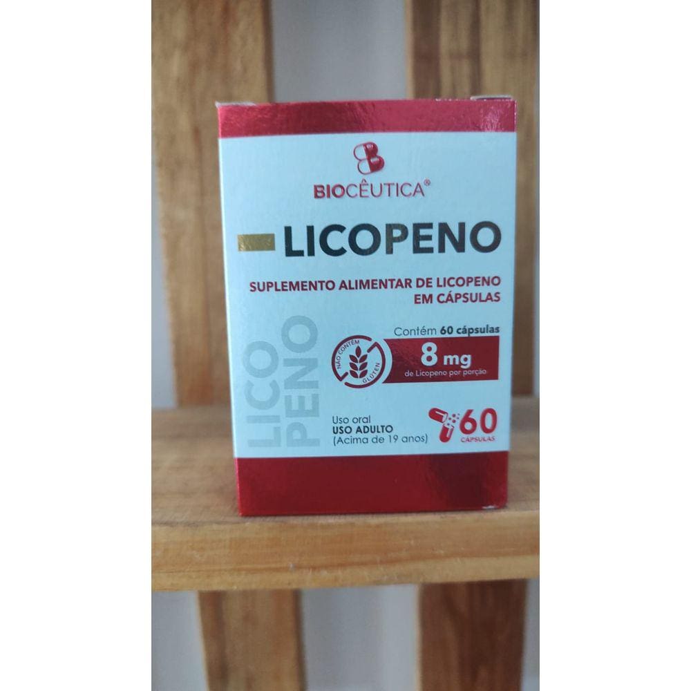 Licopeno - 8mg 60 caps - Biocêutica