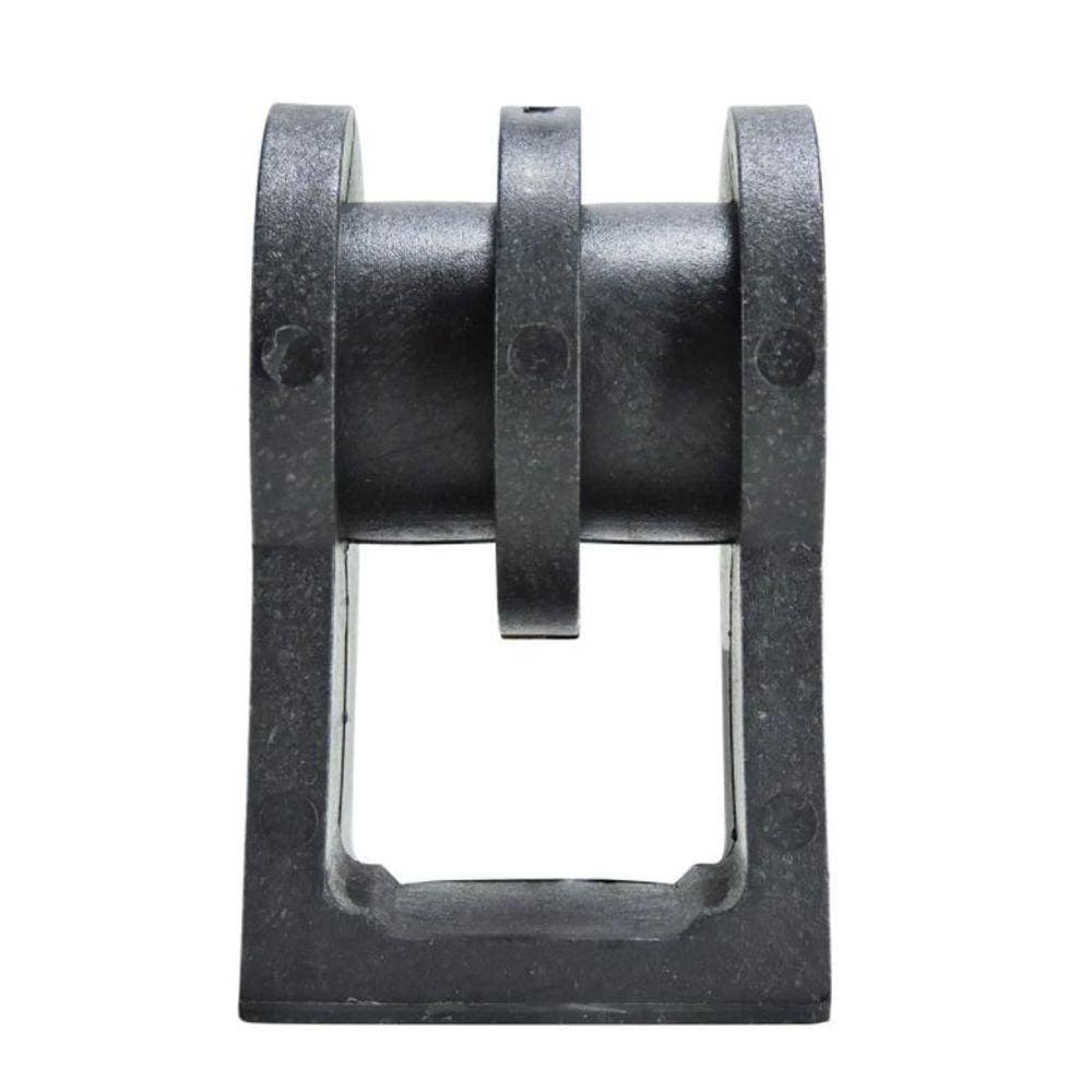 Roldana Plastica 2 Ranhuras Preta