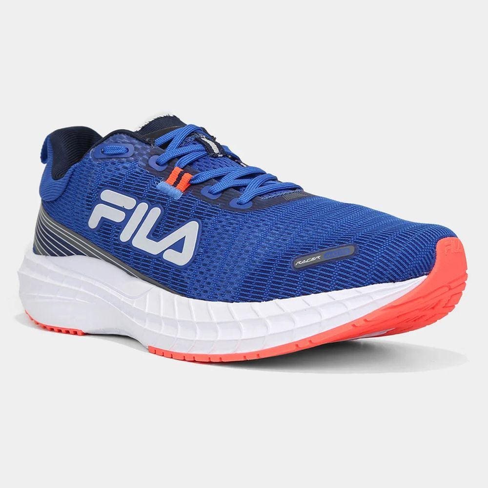 Tênis Fila Racer Master Masculino - Azul Royal e Cinza
