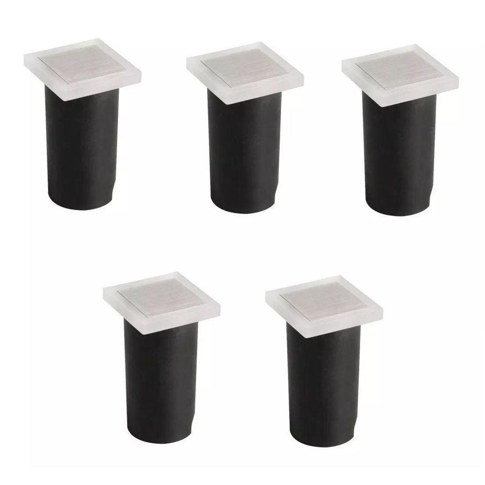 Kit 5 Spot Embutido Led Solo 1W 3000K Quente Ip67 Ali62