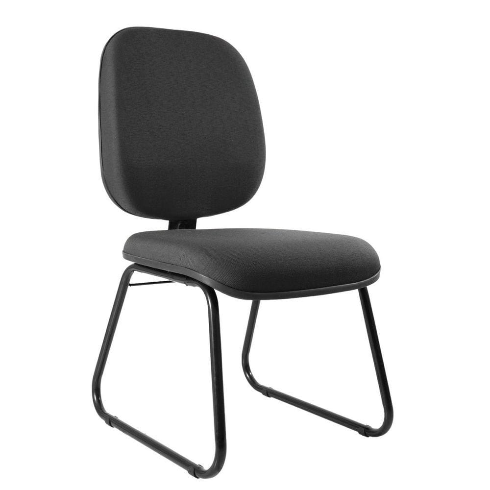 Cadeira Diretor Estofada Anatômica Base Sky Preto