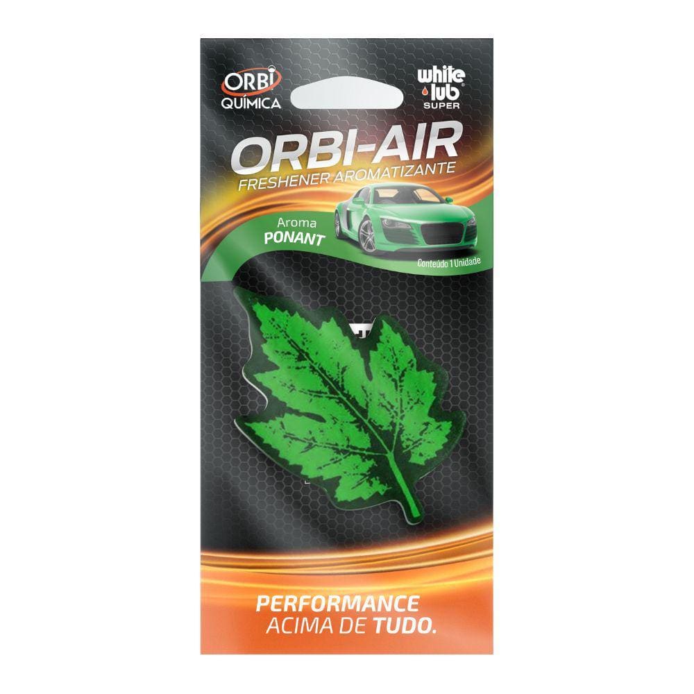 Aromatizante Veicular ORBI Folhinha NA COR Verde - Aroma Ponant