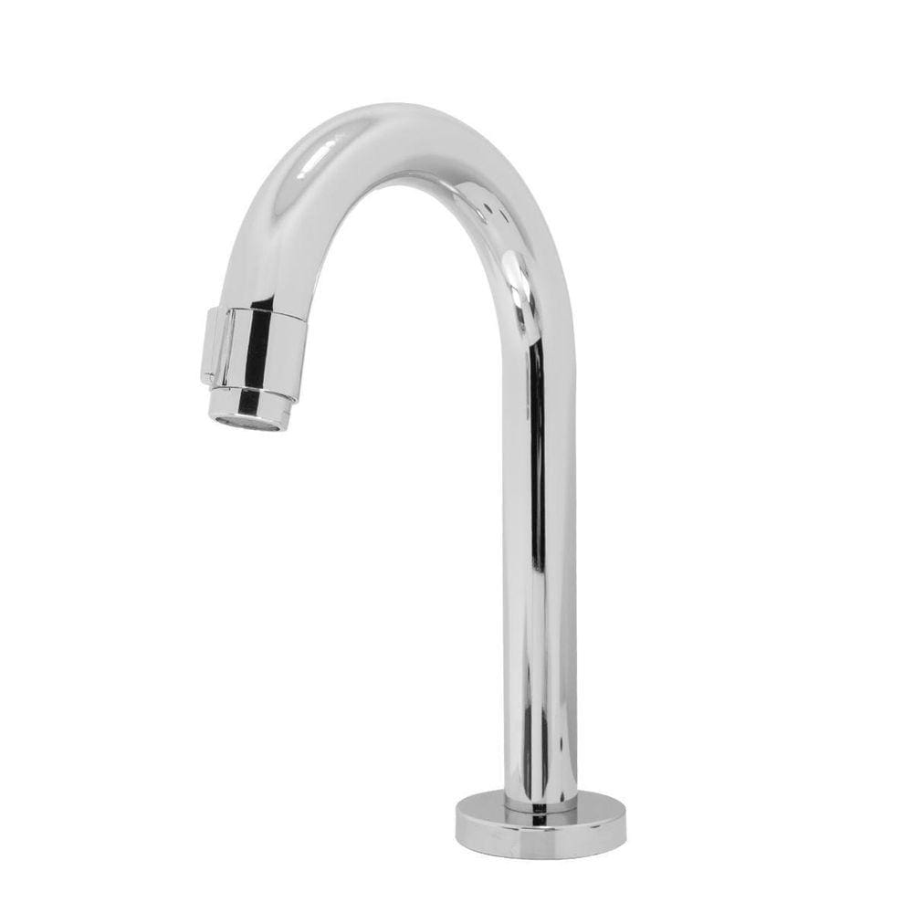 Torneira Lavatório Banheiro Bancada Slim Tube Baixa Cromado