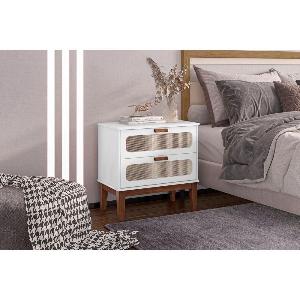 mesinha de cabeceira retro alto padrão estilo europeu Santorini 60cm