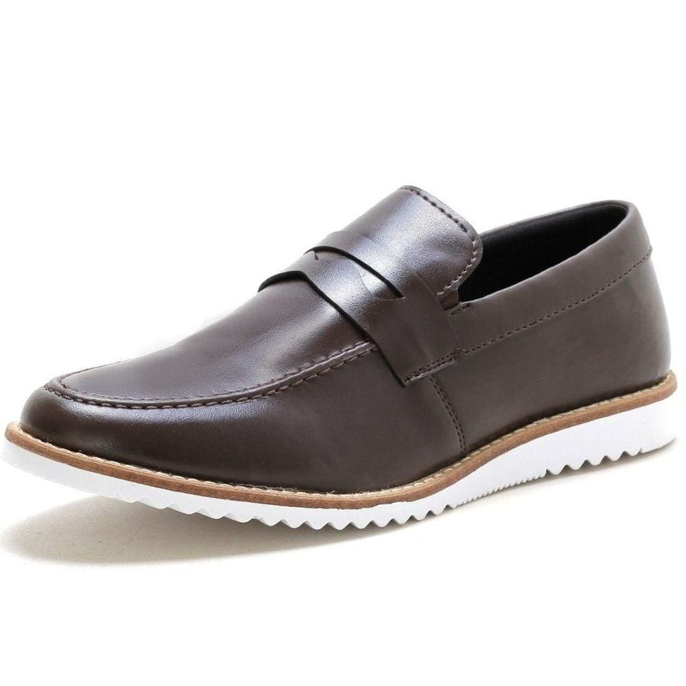Sapato Oxford Masculino Social Esporte Fino Ingles Marrom Copia