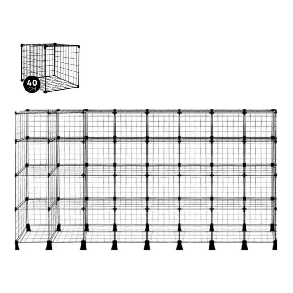 Estante Estoque Roupas 40cm Profundidade 32 Nichos 8x4