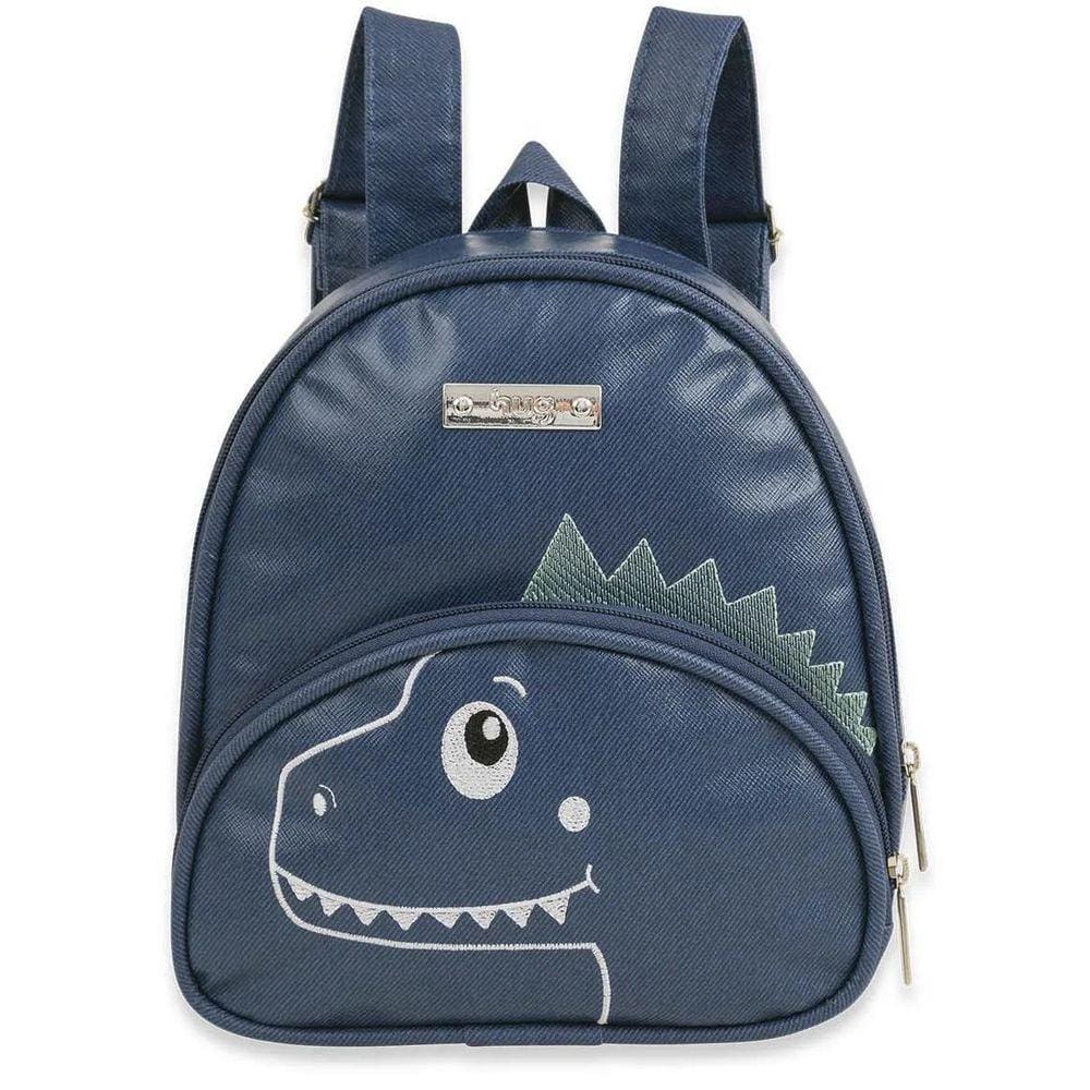 Mochila Fun Dinossauro Azul Hug
