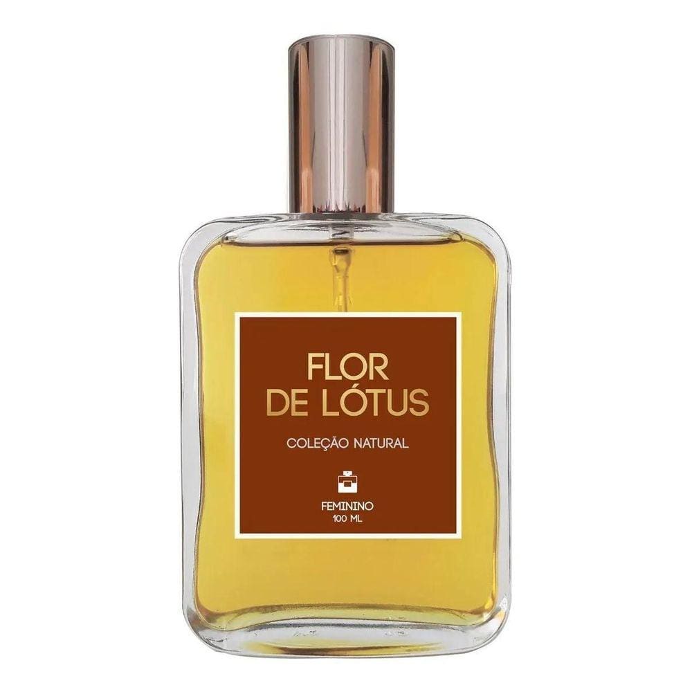 Perfume Feminino Flor De Lótus 100Ml Com Óleo Essencial