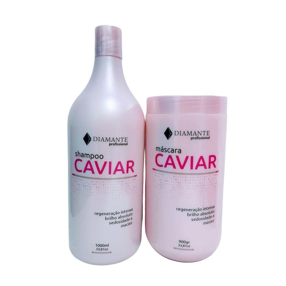 Kit Regeneração Intensa Caviar Diamante Profissional
