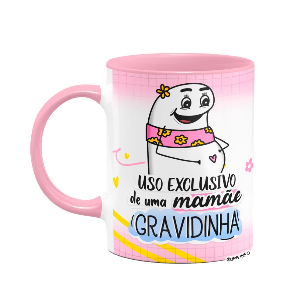 Caneca Flork Mães - Exclusivo de mamãe gravidinha - B-pink