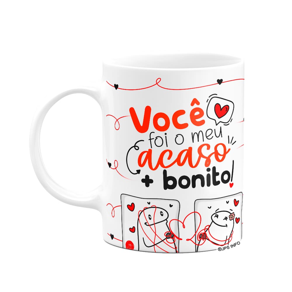 Caneca Flork Namorados - Meu acaso mais bonito
