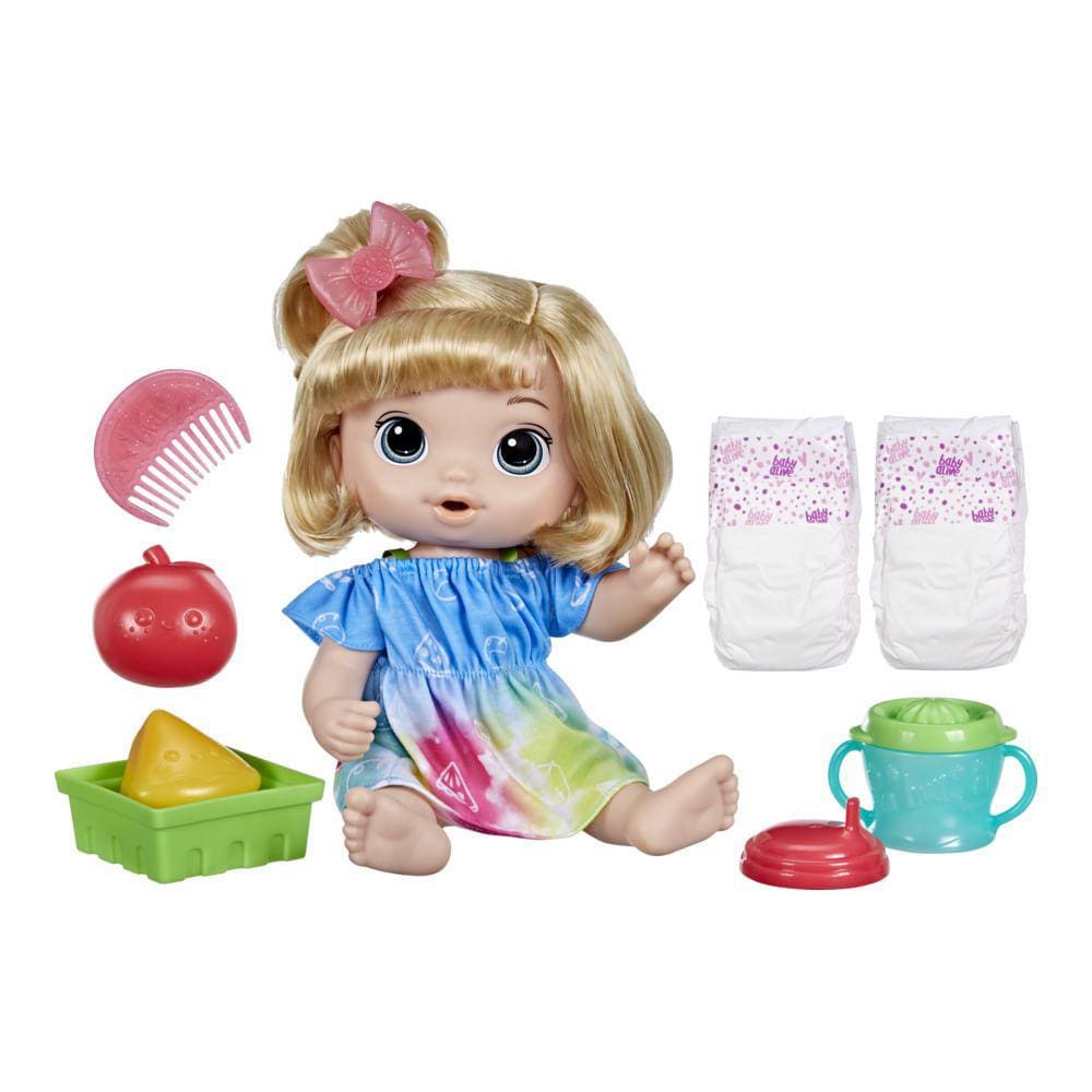 Boneca Baby Alive Banho Carinhoso Morena - Para brincar dentro e