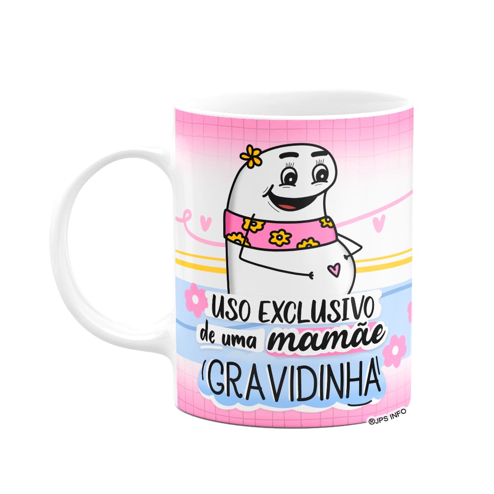 Caneca Flork Mães -Uso exclusivo de mamãe gravidinha