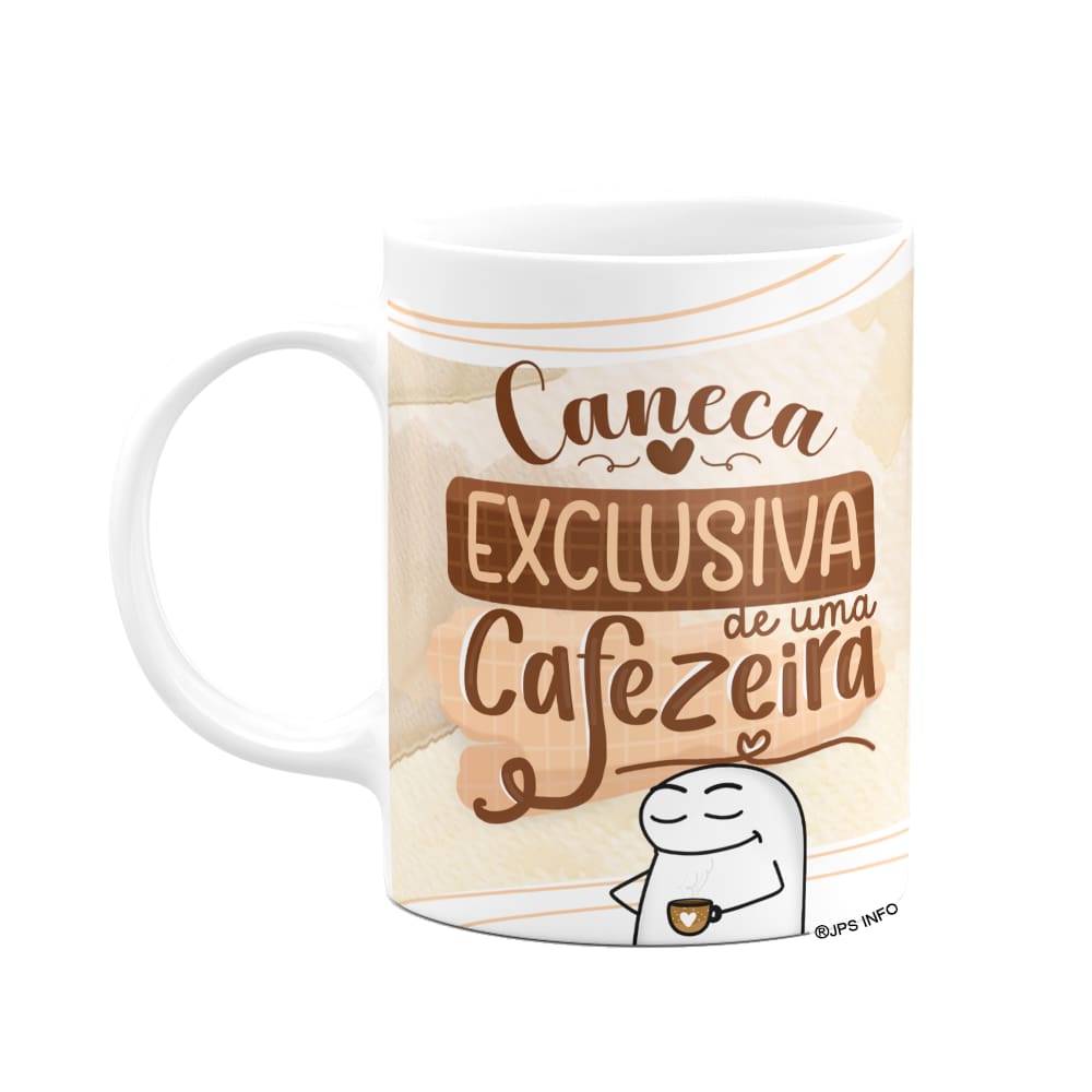 Caneca Flork Divertida - Exclusiva de um cafezeira!
