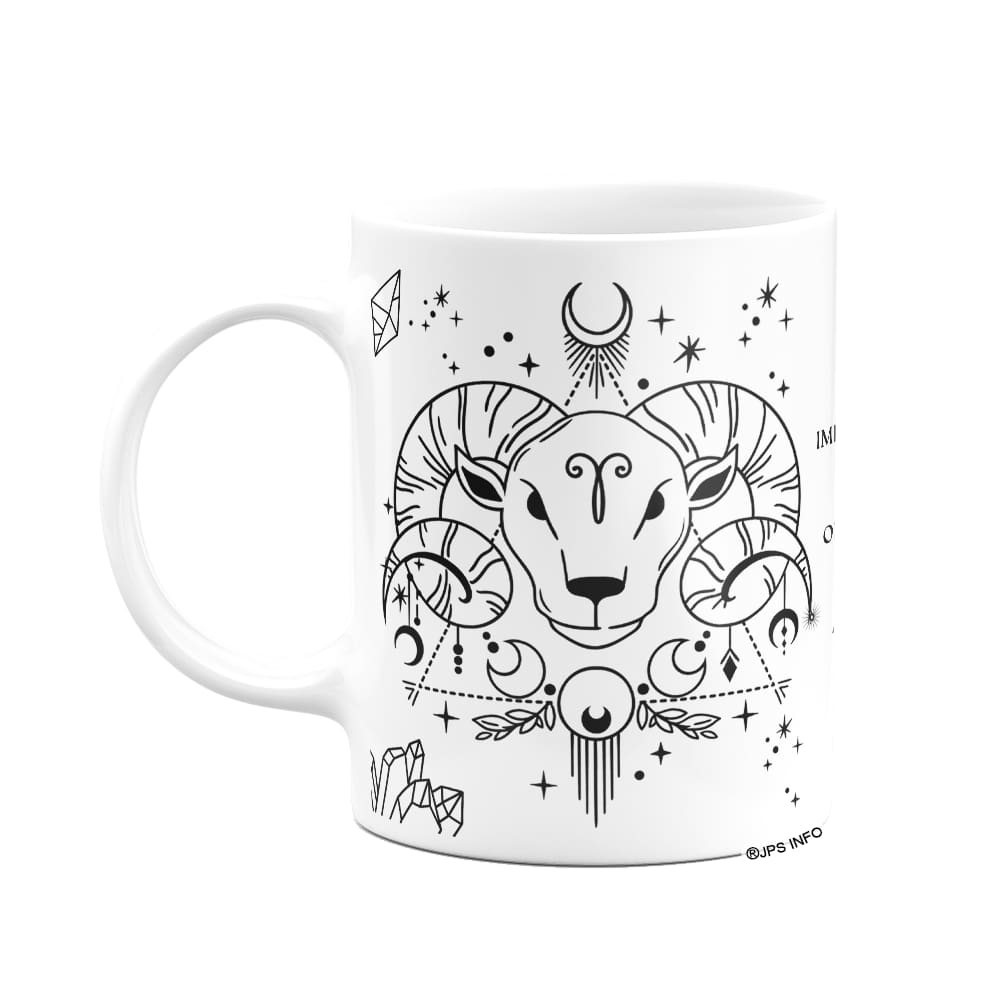 Caneca Signos - Áries - Branca