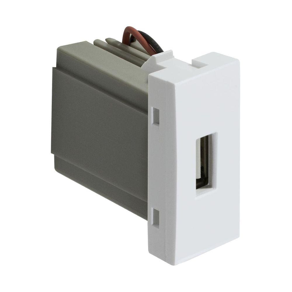 Módulo Tomada Usb 2A Branco Inova Pro 85148 Alumbra