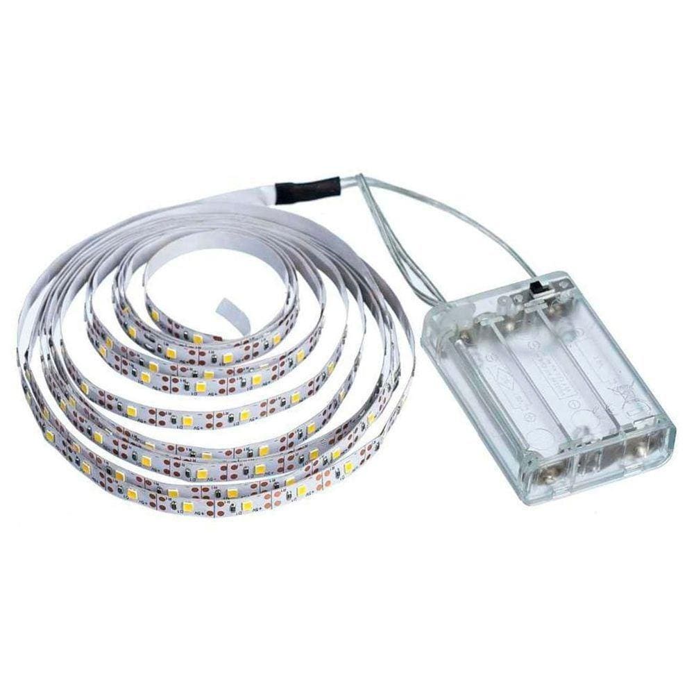 Fio Fita Led Luz Branca 120 Lâmpadas Led 2m à Pilha
