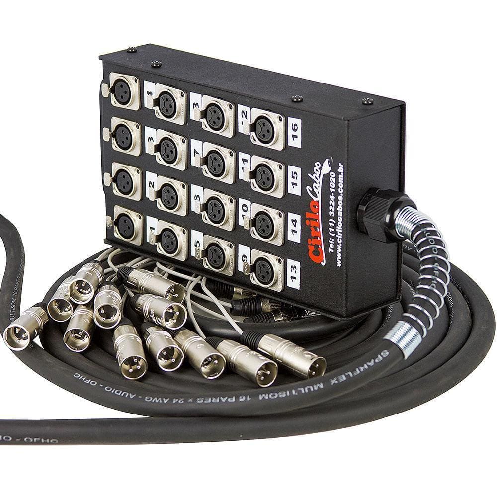 Medusa 16 Vias Montada Com Conectores Santo Ângelo 35 Metros