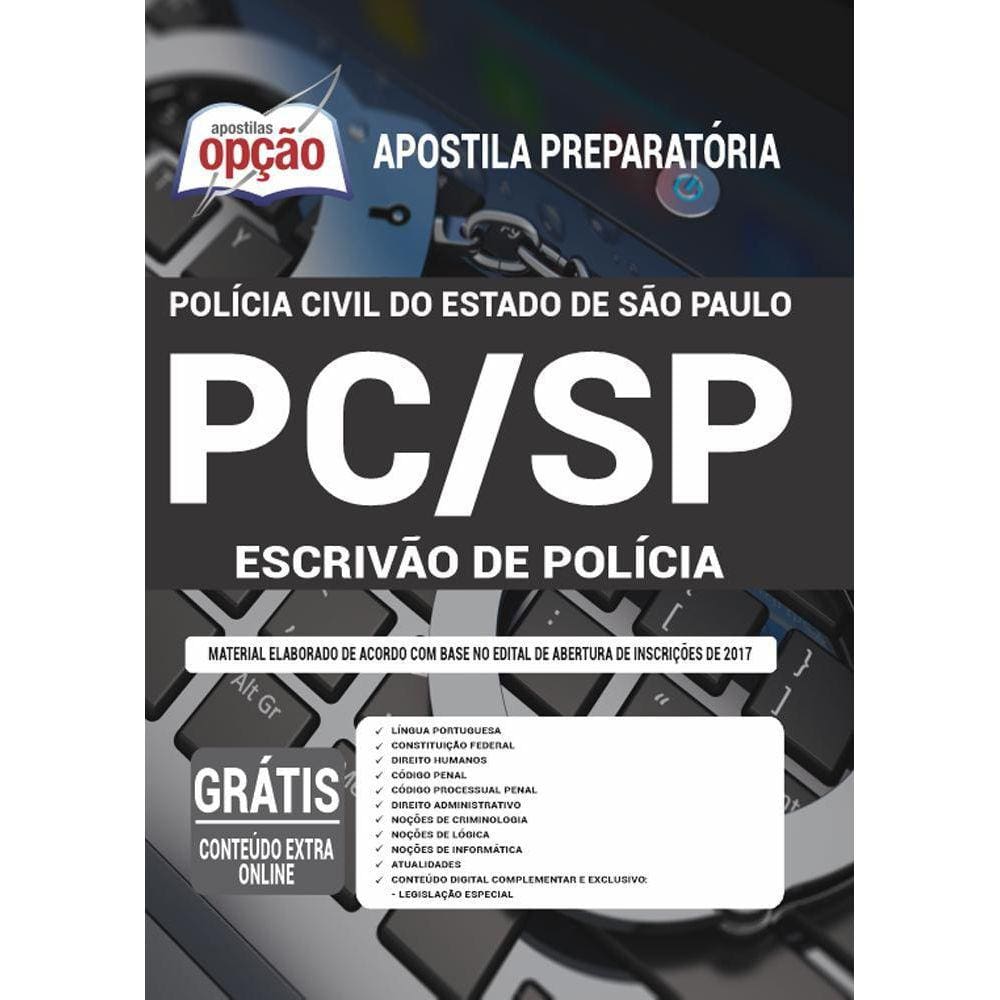 Apostila Pc Sp - Escrivão De Polícia Civil