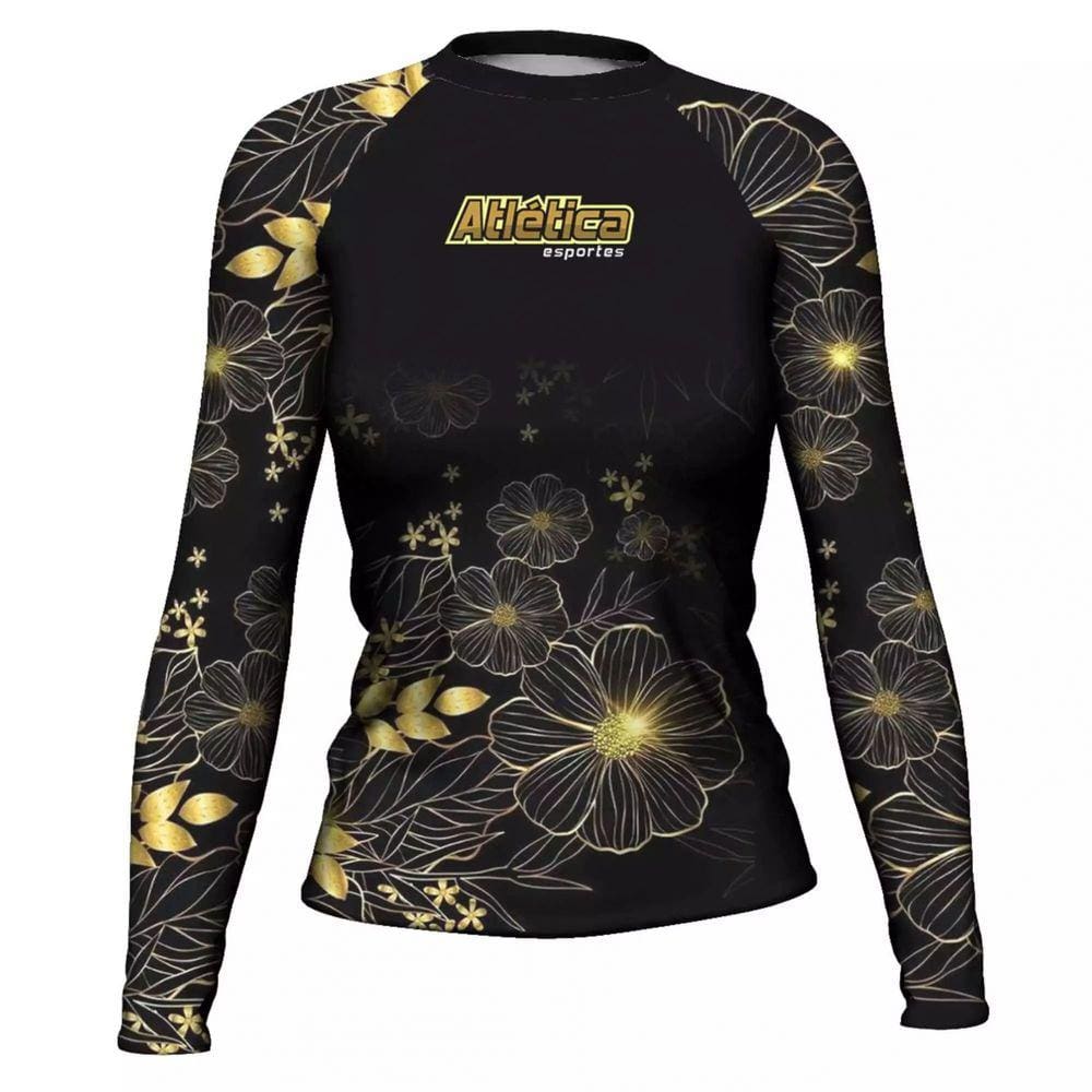 Lycra Surf Flower Feminina Atlética Esportes