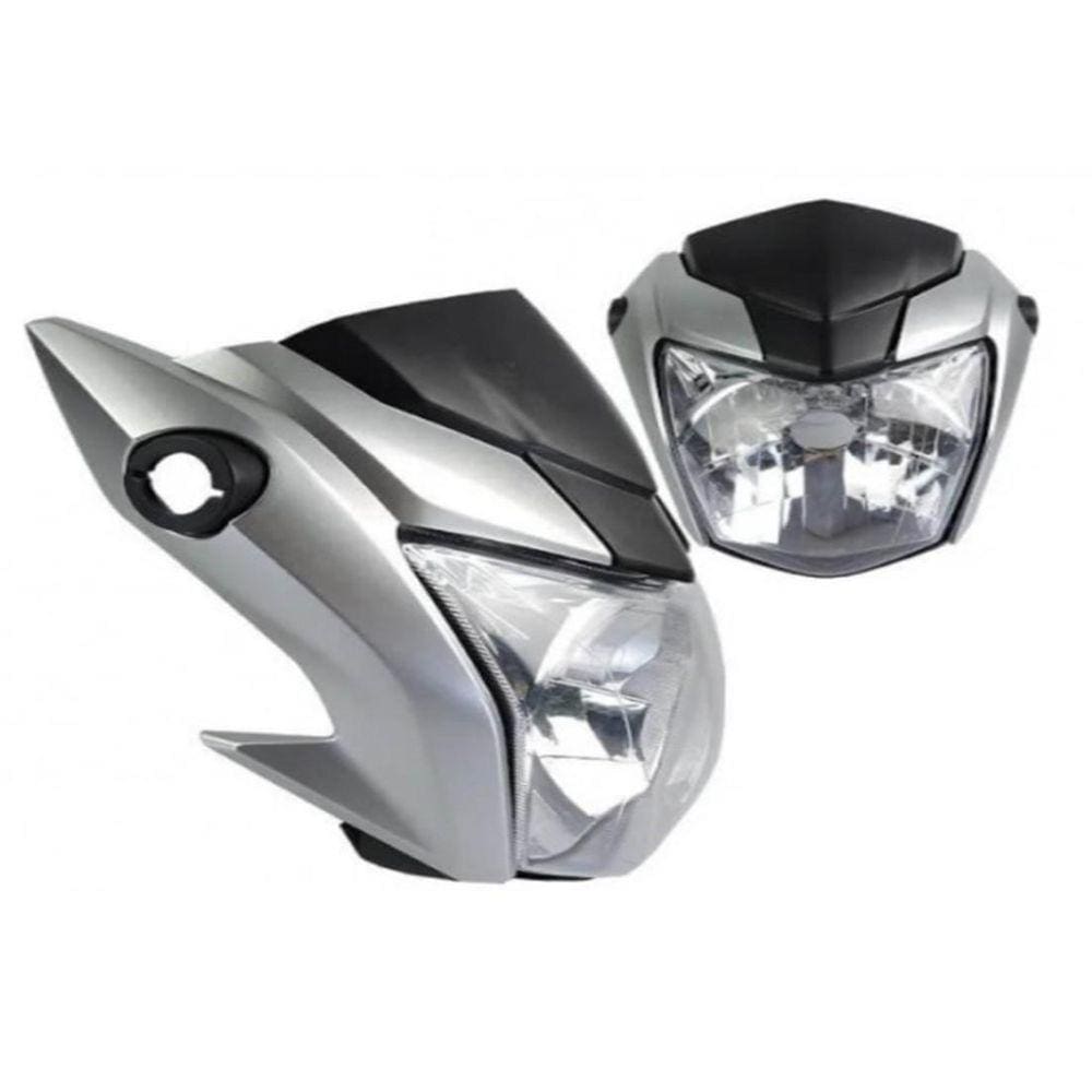 Frente Farol Prata Force Titan 160 Retrovisores Bmw Gs 650