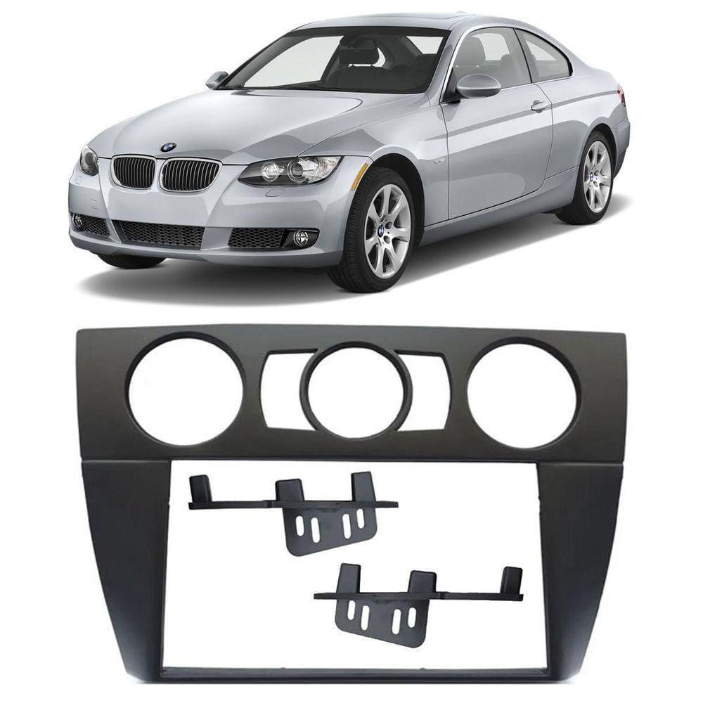 Moldura De Painel 2 Din 7 Pol Bmw Serie 3 E90 E E91 2005/11