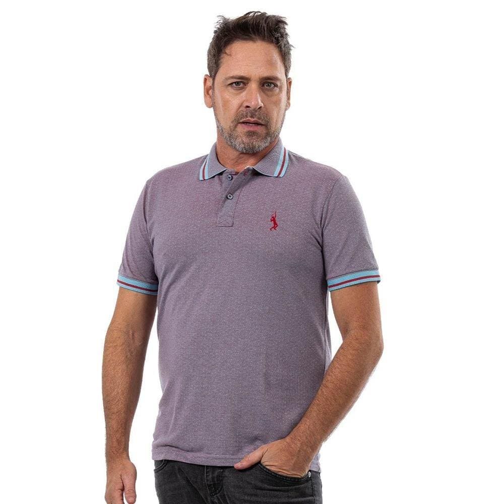 Camisa Polo Masculina Básica Piquet Algodão Confortável