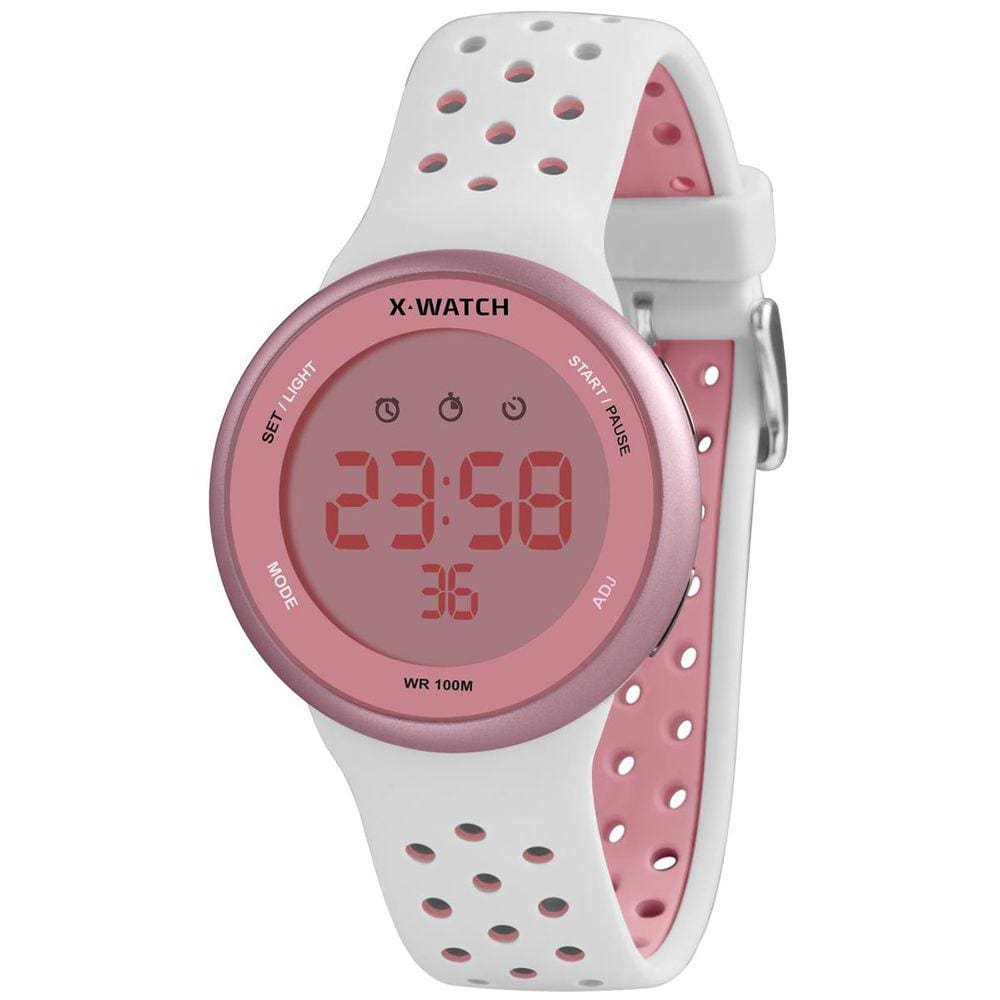 Relógio X-Watch Feminino Ref: Xfppd040w Bxbr Esportivo Digital