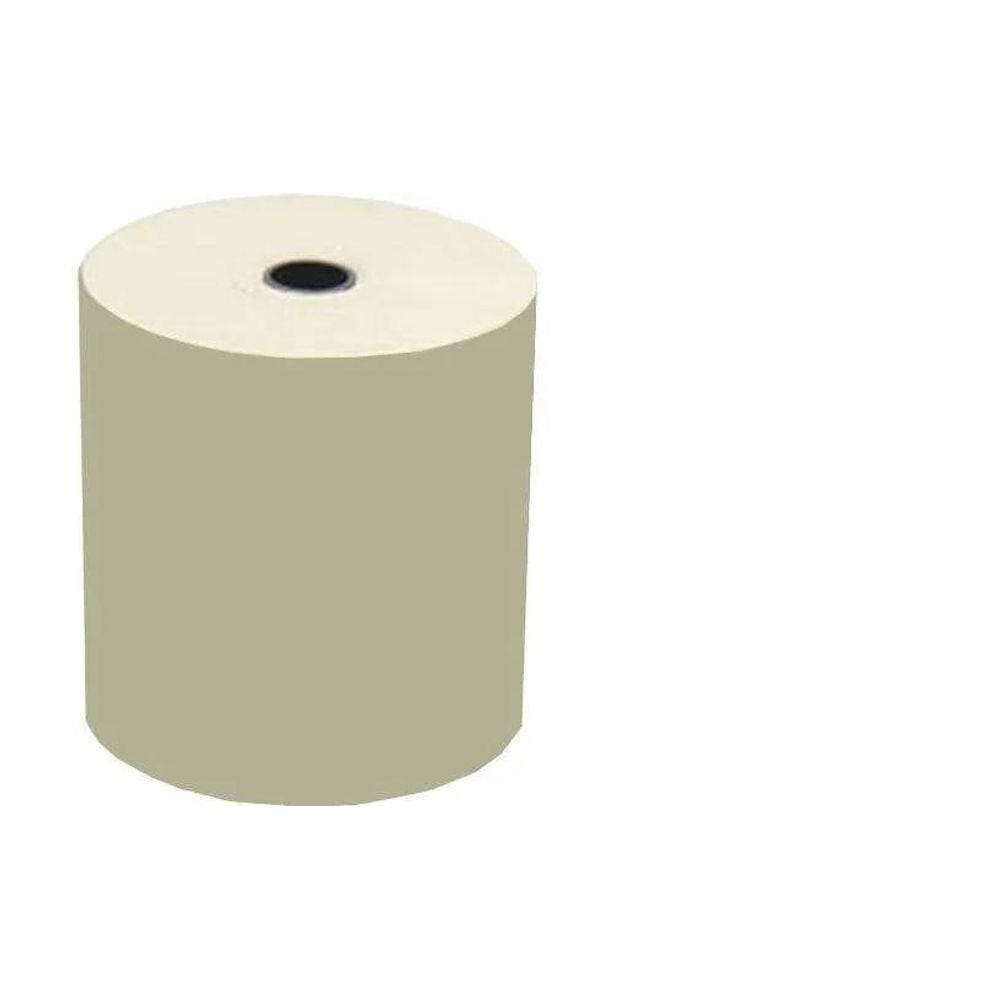 Bobina Termica 57X40 Amarela Relógio Ponto Caixa 30 Unidades
