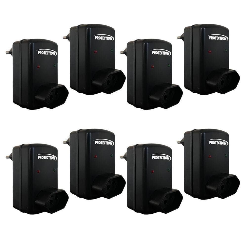 Kit 8 Tomadas Para Proteção Contra Quedas De Energia 127V