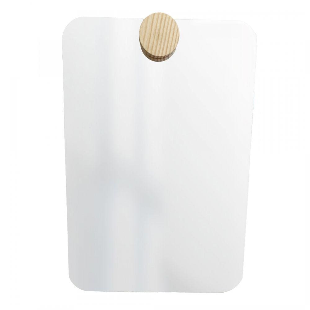Espelho Decorativo Aplique Redondo Pinus 60x40cm Retangular