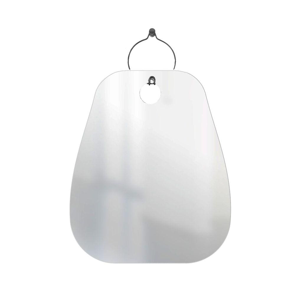 Espelho Decorativo Aramado Wire Boll Preto 55x45cm Trapézio