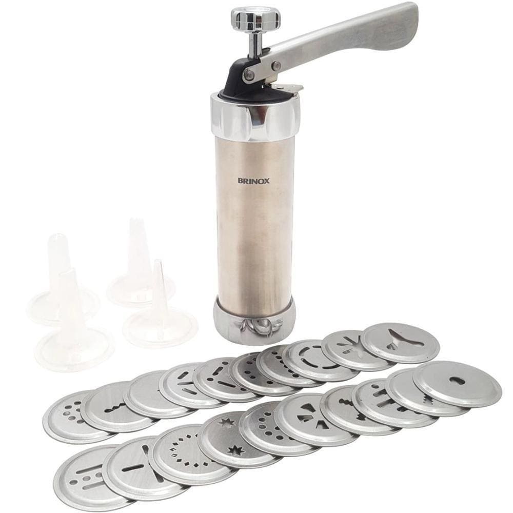 Biscoiteira Manual 20 Discos Brinox Verona Em Inox