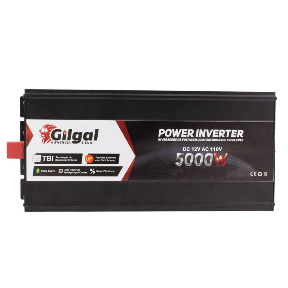 Inversor 5000W 12V 110V Gilgal Para Geladeira